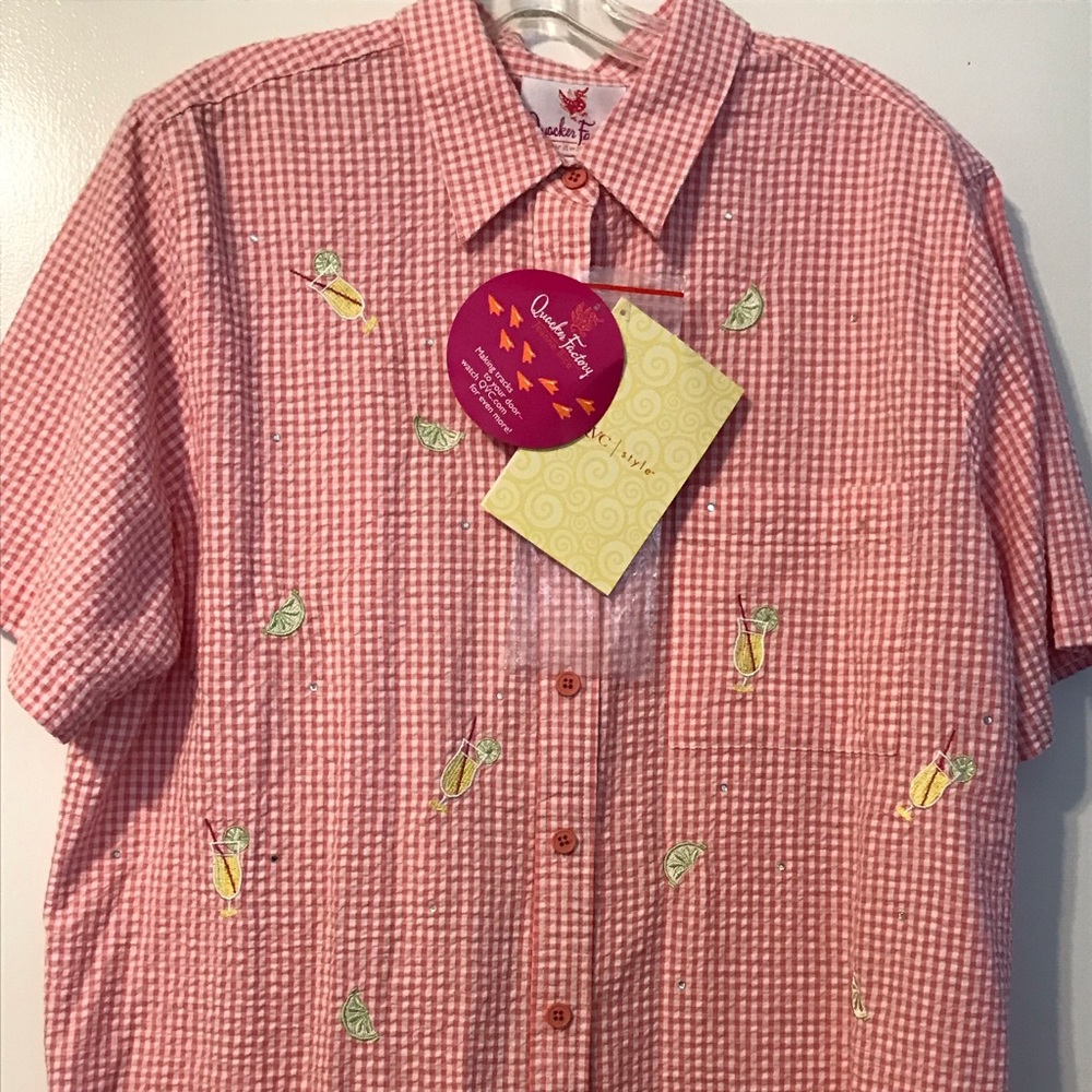 Quacker Factory Blouse NWT